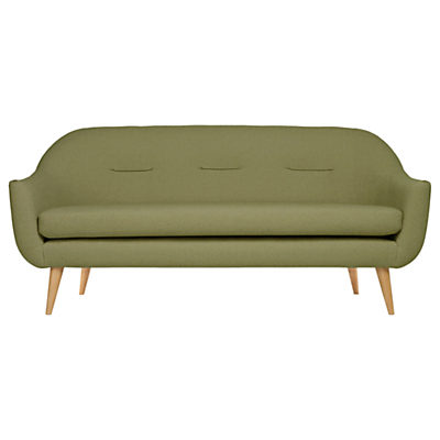 Content by Terence Conran Marlowe Large 3 Seater Sofa Rowan Dark Green